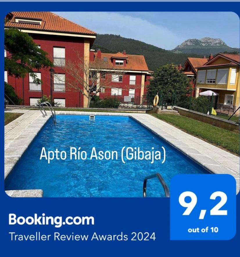 Apto Rio Ason, Desconexion Total Con Piscina Y Vistas Espectaculares Gibaja Екстериор снимка